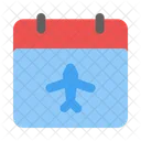 Travel Departure Calendar Icon