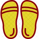 Beach Flip Flops Sandal Icon
