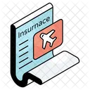 Travel Insurance Paper Travel Insurance Documents Travel Security Paper Icon