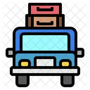 Car Baggage Transport Icon