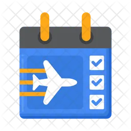 Travel Plan  Icon