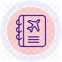 Travel Planning Line Icon Icon