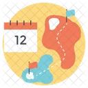 Holiday Journey Trip Icon