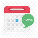 Travel Schedule Date Icon