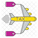Plane Taxes Invoice Icon