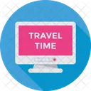 Travel Time Tourism Icon