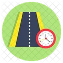 Travel Time Road Time Roadway Icon