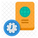 Passport Travel Time Icon