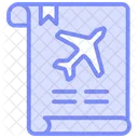 Travel Tips Duotone Line Icon Icon