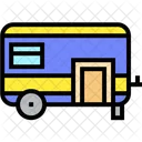 Travel Trailer Rv Mobile Home Icon