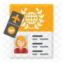 Travel Visa Passport Visa Icon