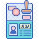 Travel Visa  Icon