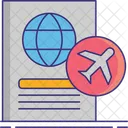 Travel Visa  Icon