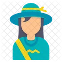 Traveler Avatar Woman Icon