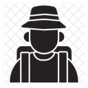 Traveler Tourist Foreigner Icon