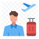 Traveler Tourist Travel Icon