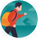 Traveling Journey Traveling Person Icon