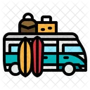 Traveling Bus  Icon