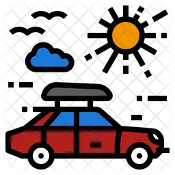 Traveling Car  Icon