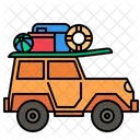 Traveling Car  Icon