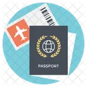 Traveling Documents Passport Icon