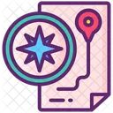 Traveling Map  Icon