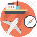Traveling Navigation  Icon