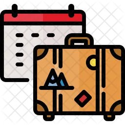 Traveling schedule  Icon