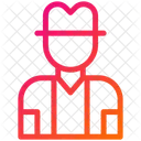 Traveller Passenger Man Icon