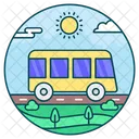 Road Trip Summer Vacation Road Travel Icon