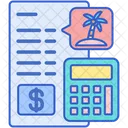 Travelling Budget  Icon