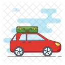 여행용 자동차 자동차 차량 아이콘