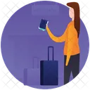 Tourist Travelling Equipments Travel Icon