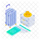 Travelling Baggage Luggage Icon