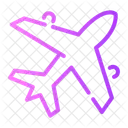 Travelling Plane Passport Icon