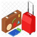 Travelling Suitcase Luggage Baggage Icon