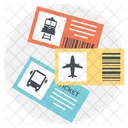 Booking Traveling Ticket Icon