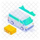 Travelling Van Vehicle Transportation Icon