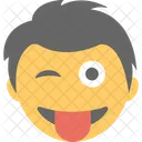 Chico Emoji Alegre Icono