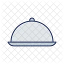 Tray Cover Cuisine Food Service Icon