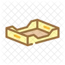 Trays Cardboard Packaging Icon