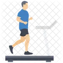 Treadmill Fitness Running Machine Icon