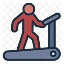 Treadmill Fitness Gym Icon