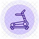 Treadmill Line Icon Icon