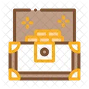 Cartoon Chest Drawing Icon
