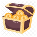 Treasure Chest Treasure Box Treasure Bag Icon