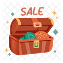 Treasure Chest Sale Offer Icon