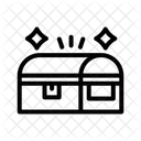 Treasure Chest Pirate Wooden Icon