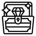 Treasure Chest Chest Diamond Icon