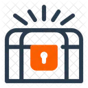 Treasure Chest Gold Locked Icon